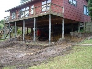 under house excavation